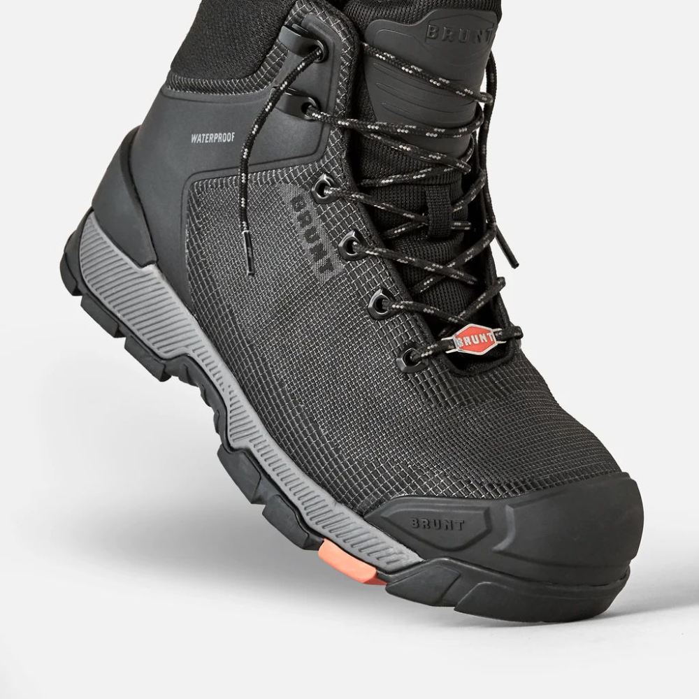 BRUNT | THE RYNG (COMP TOE)-BLACK WORK BOOTS