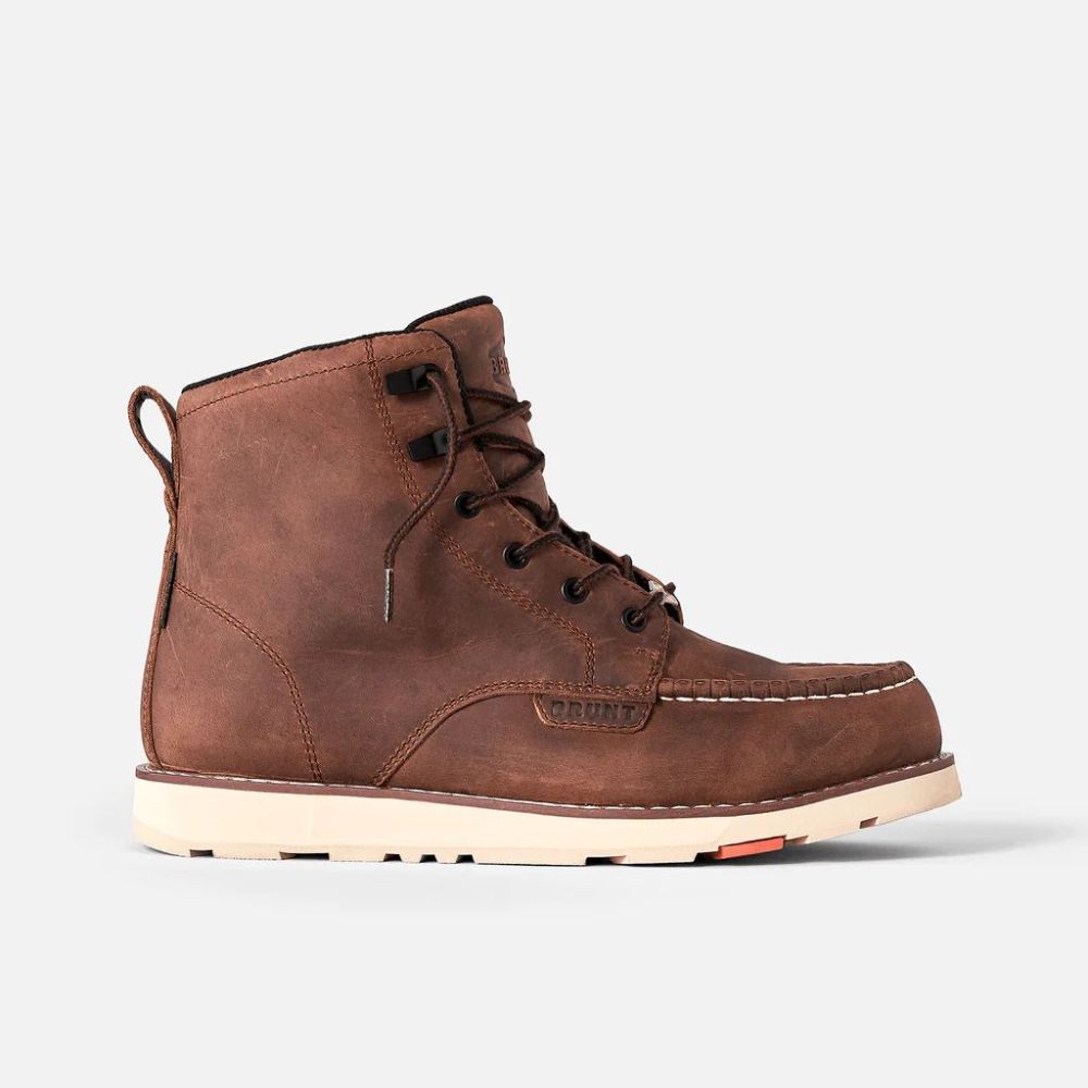 BRUNT | THE MARIN (COMP TOE)-BROWN WORK BOOTS - Click Image to Close