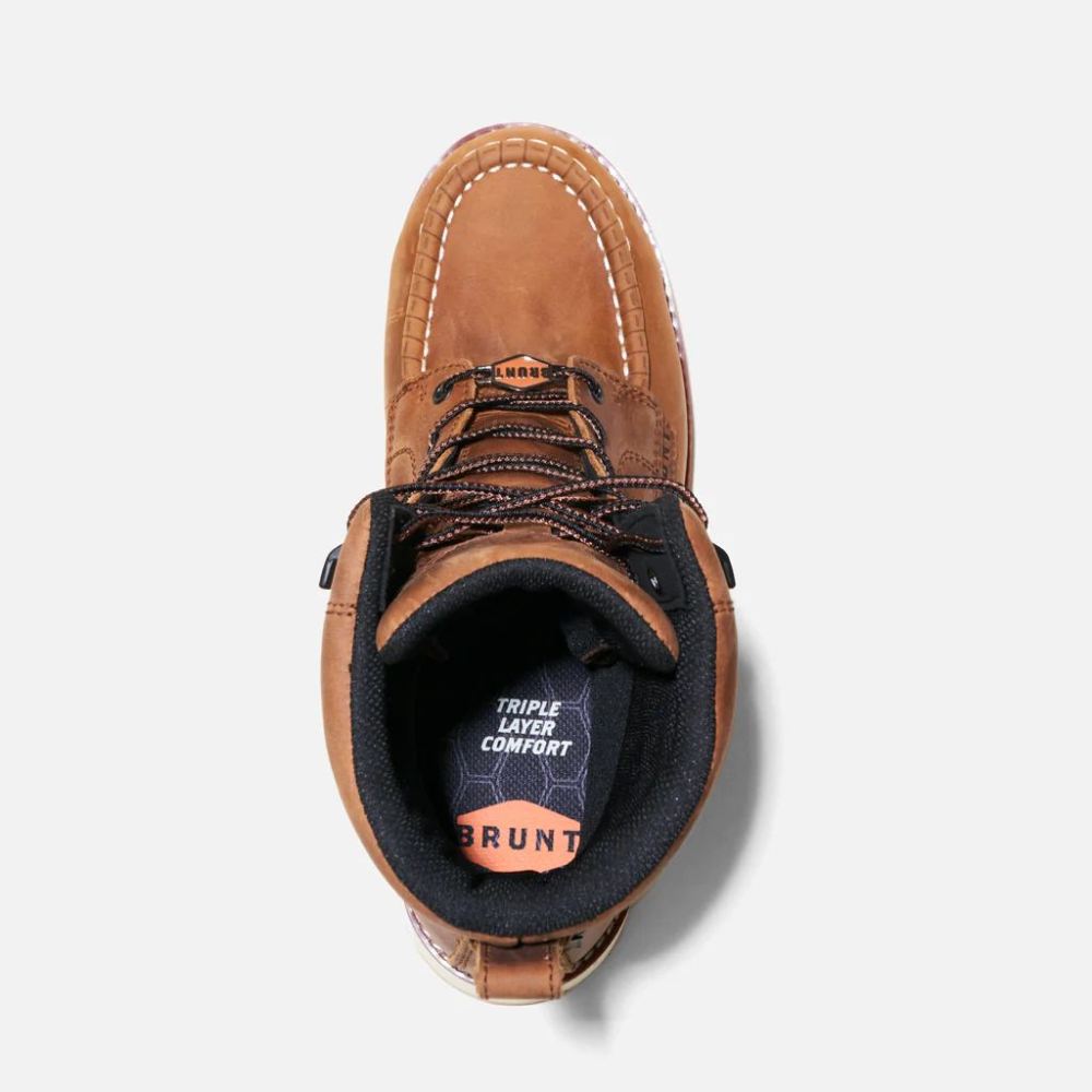BRUNT | THE MARIN 8" (SOFT TOE) WORK BOOTS