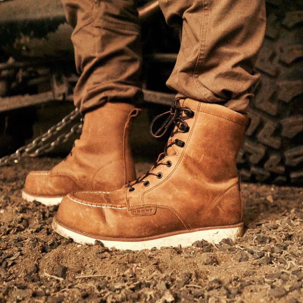 BRUNT | THE MARIN 8" (SOFT TOE) WORK BOOTS