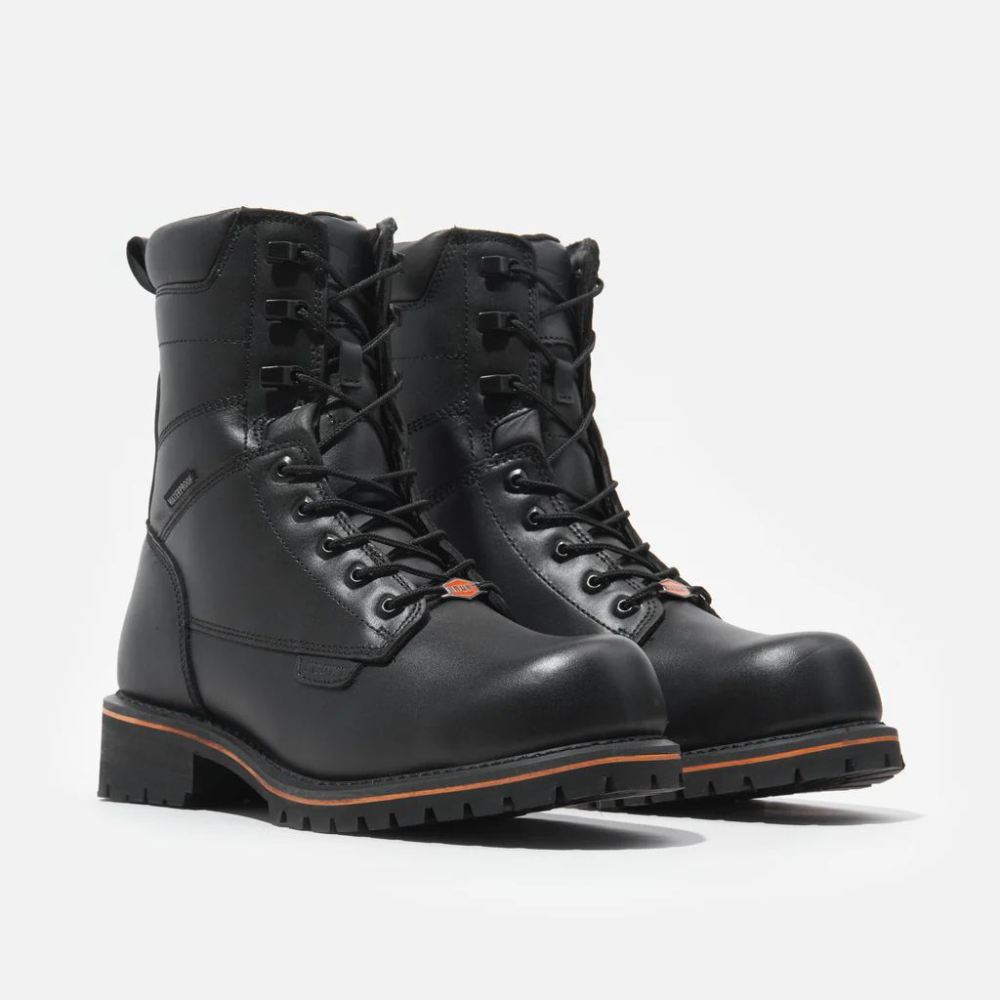 BRUNT | THE ALL-BLACK DISTASIO (COMP TOE) WORK BOOTS - Click Image to Close